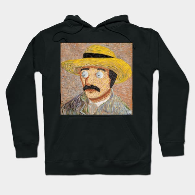 Burgers Painting Van Gogh Bob Hoodie by Tommymull Art 